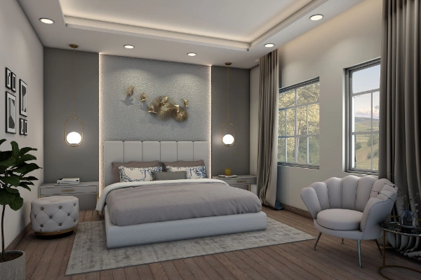 Mordern Classic Bedroom Interior for The Luxury Living
